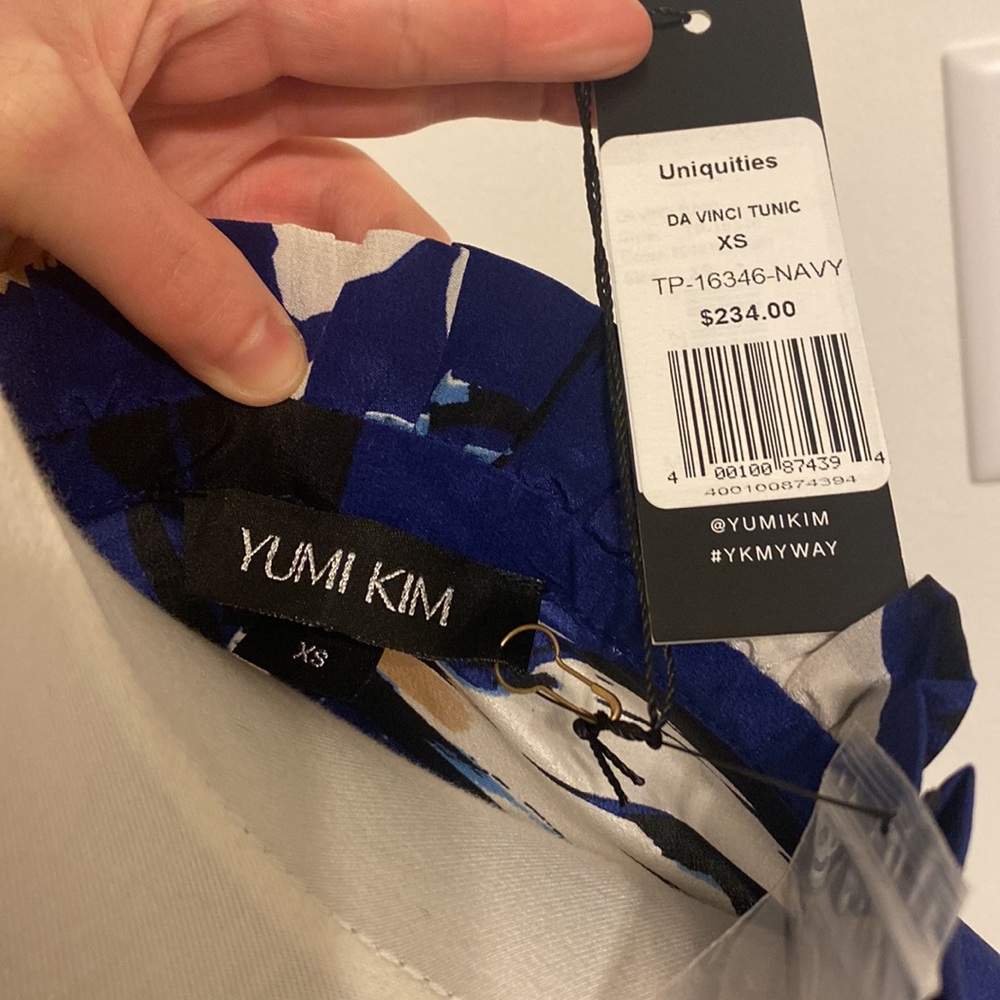 Yumi Kim Da Vinci Tunic Dress in Sienna Fiesta Navy Print - Picture 7 of 10